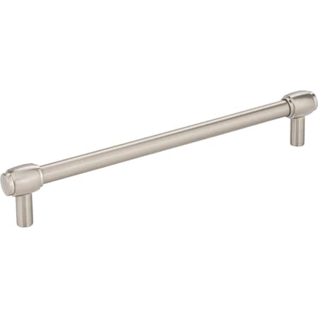 Jeffrey Alexander 192 mm Center-to-Center Satin Nickel Hayworth Cabinet Bar Pull 885-192SN